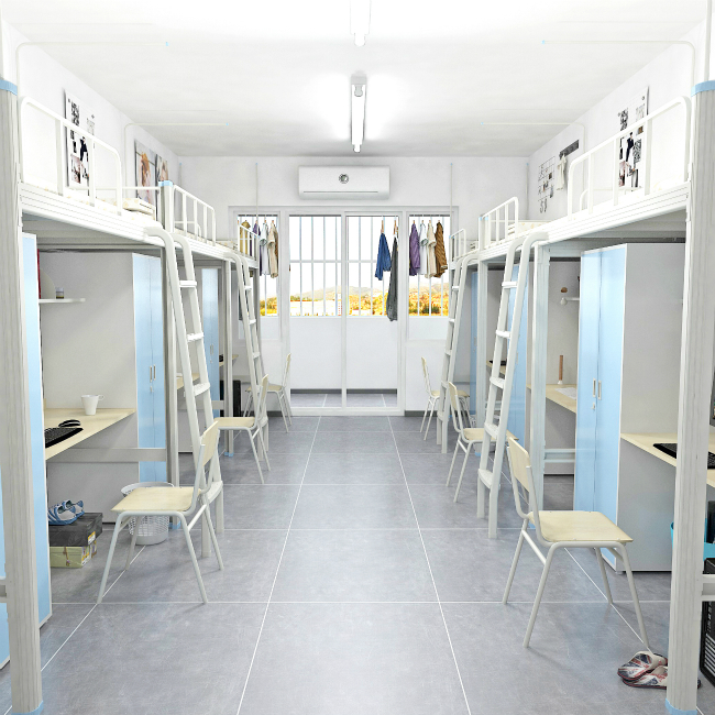 三连三人位学生宿舍公寓床